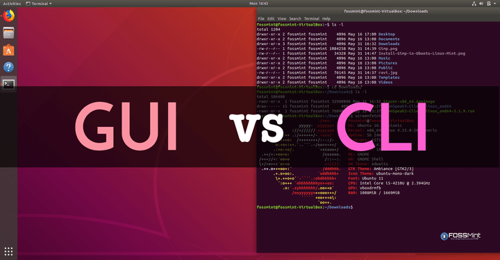 Linux Cli vs Gui