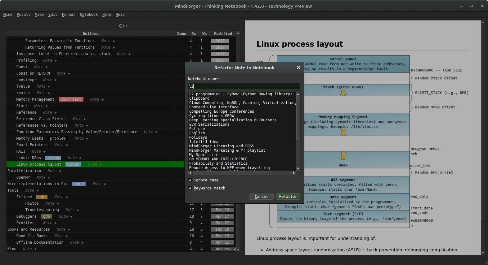 MindForger Markdown IDE Editor