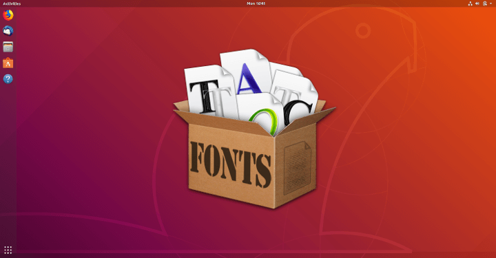 Install Fonts in Ubuntu Linux
