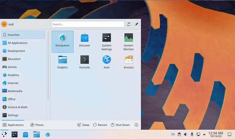 KDE Plasma Launcher