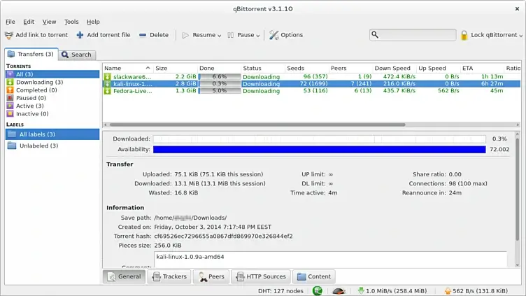 qBittorrent BitTorrent Client