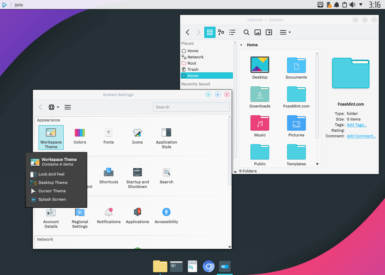 Nitrux Desktop Customization