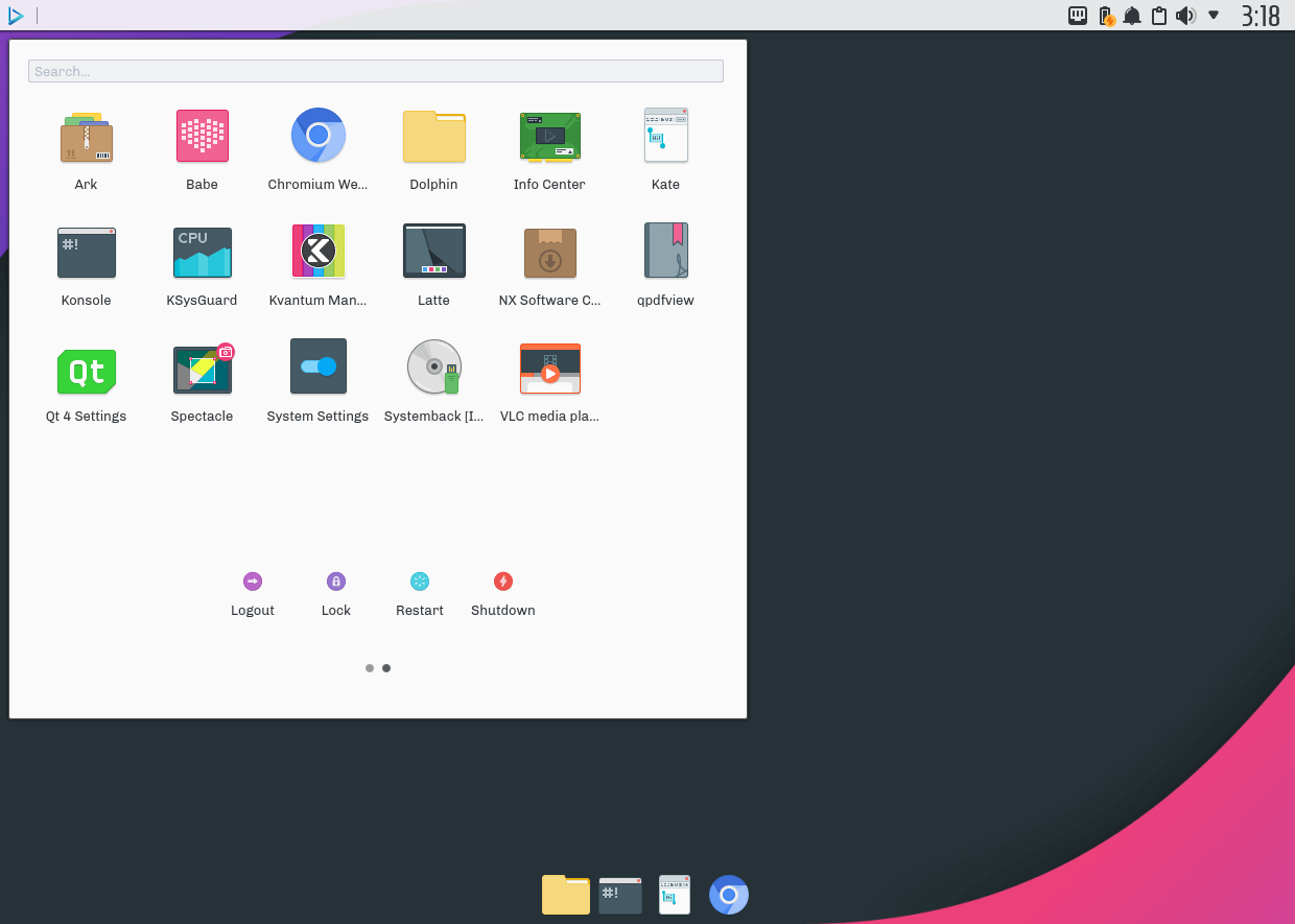 Nitrux OS Default Apps