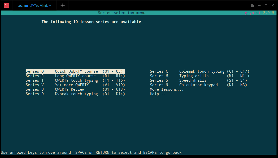 GNU Typist - Typing Software