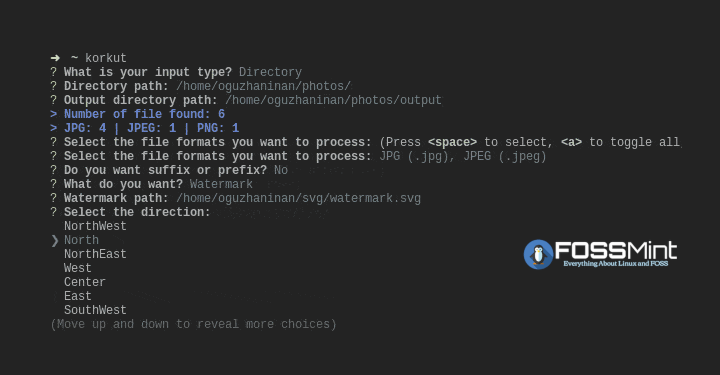 Korkut - Image Processing in Linux Terminal