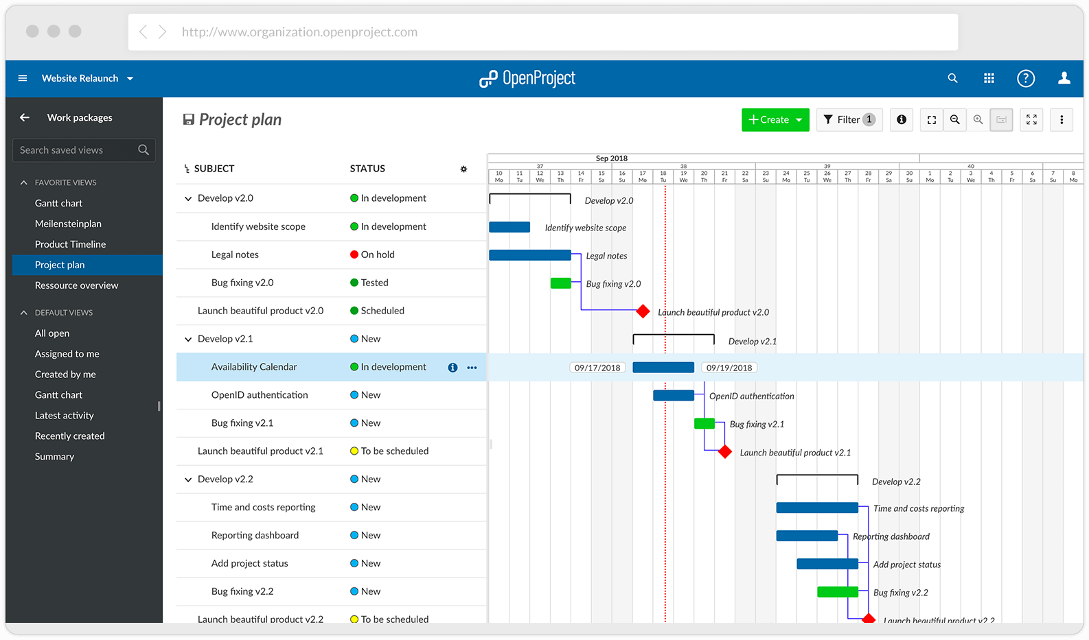 OpenProject - Collaborative Project Management