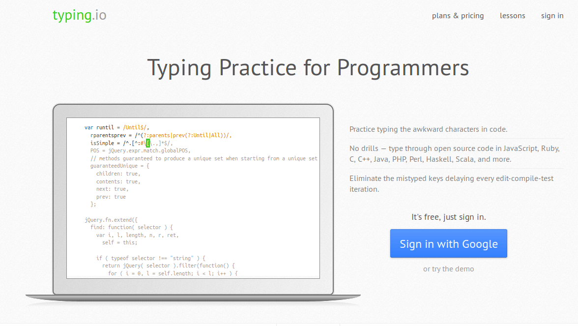 Jquery selector. Приложение для написания кода JAVASCRIPT. Typing code. Typing Speed Test. Typing Practice.