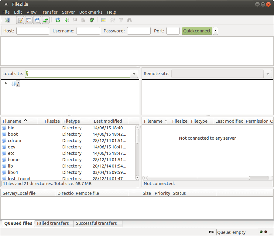 FileZilla - FTP Client