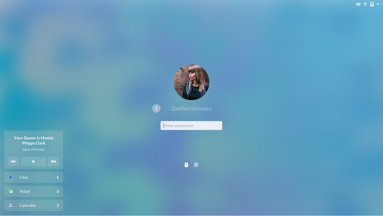 Improved GNOME Login Screen