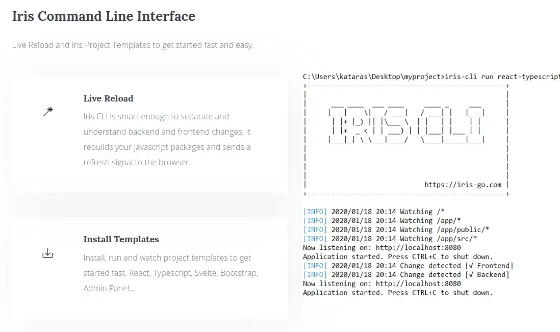 Iris Web Framework