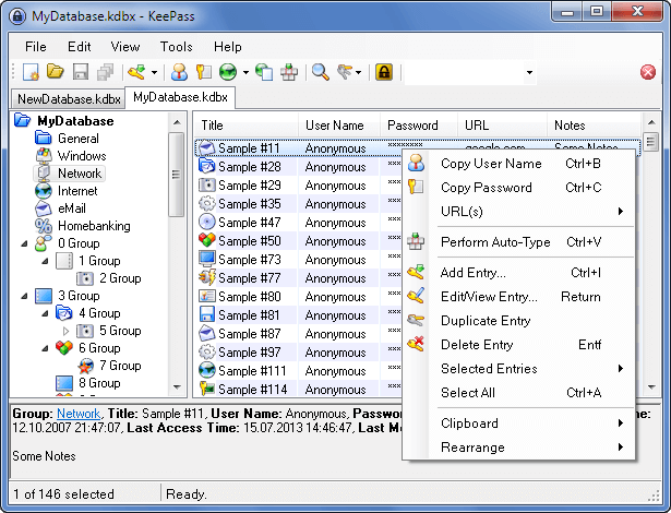 KeePass - Password Safe Manager