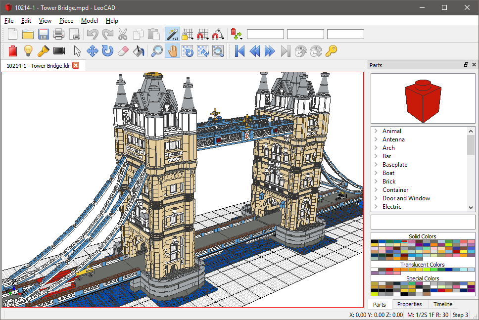 LeoCAD - Virtual LEGO CAD Software
