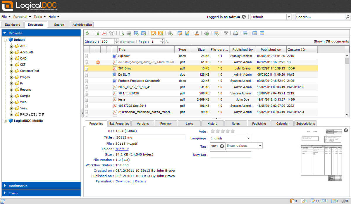 LogicalDOC-CE - Document Management System 