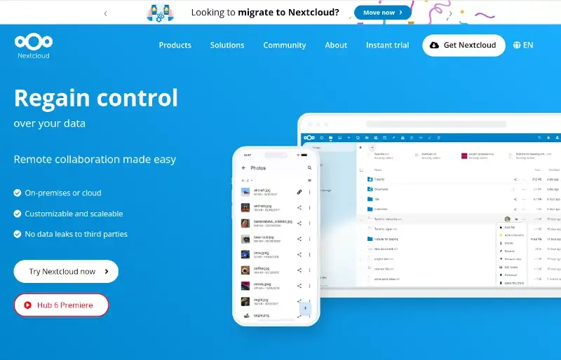 Nextcloud - Open Source Content Collaboration Platform
