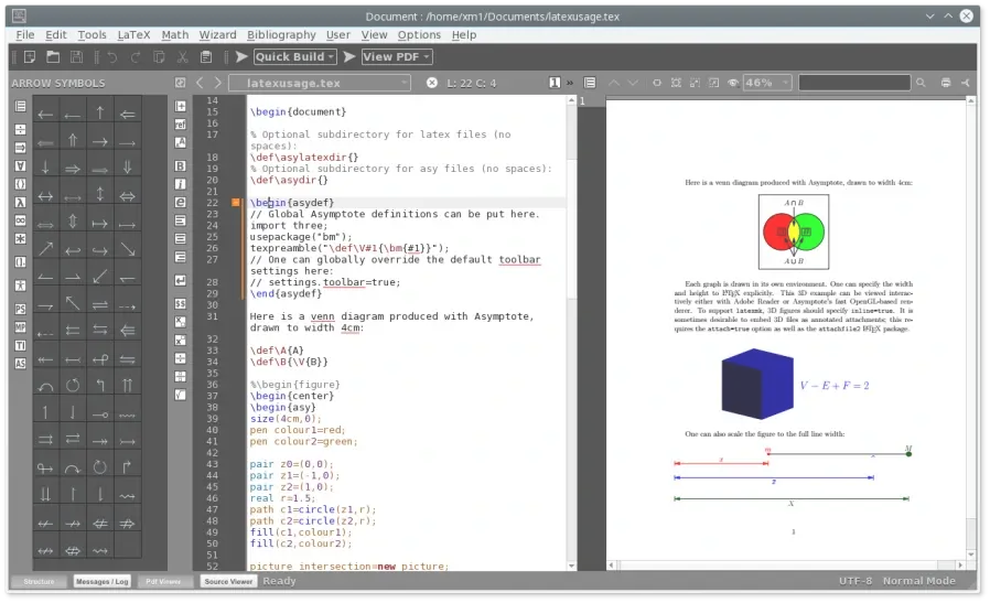 TexMaker - LaTeX Editor