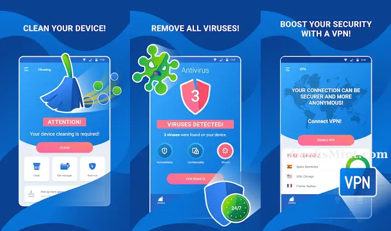 Cleaner Antivirus VPN Cleaner