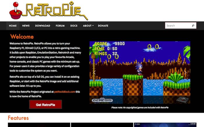 RetroPie - Retro-gaming on the Raspberry Pi