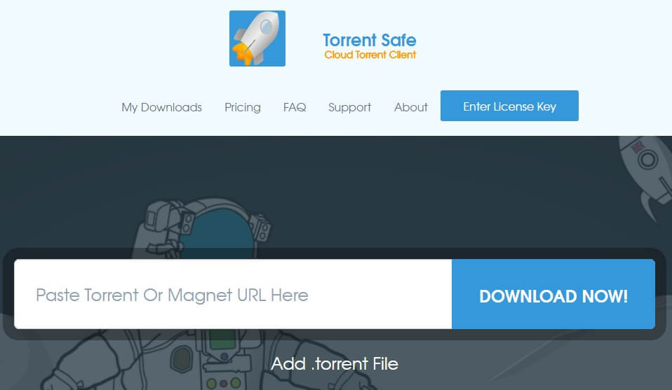 Torrent Safe - Anonymous Cloud Torrent Client