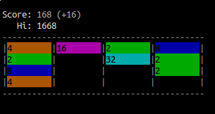 2048-cli Game