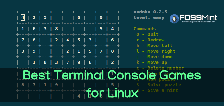 Best Linux Terminal Console Games