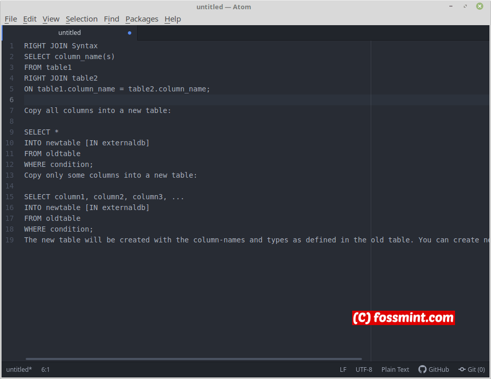 Learn SQL Database