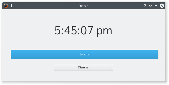 QTalarm Clock App