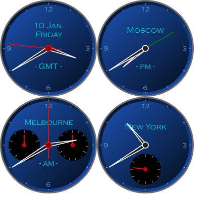 TZClock Timezone Clock App