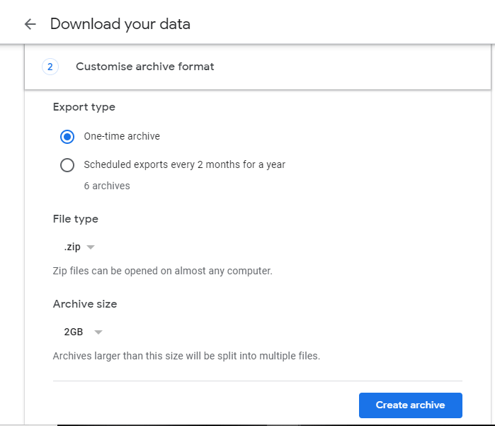 Download Your Gmail Data
