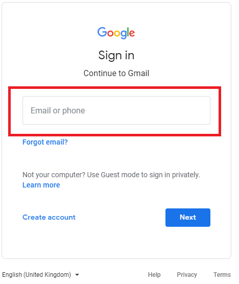 Gmail Login