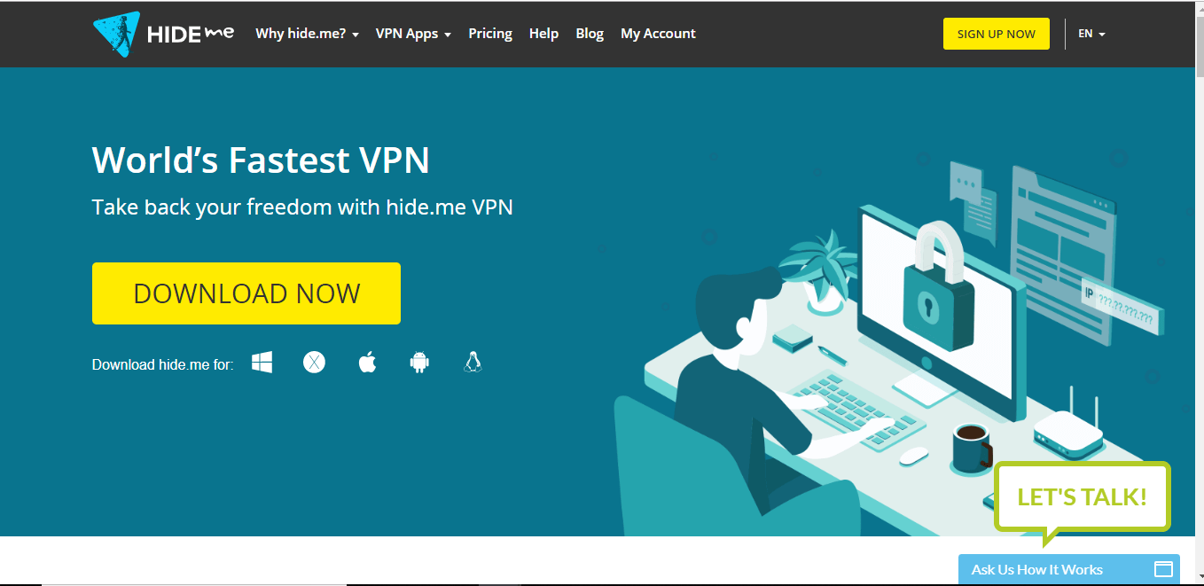 Hide.me - Free Anonymous Proxy Browser