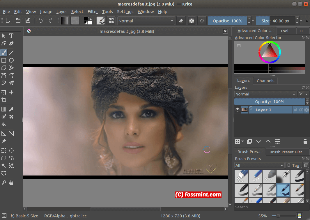Krita Photoshop Alternative for Linux