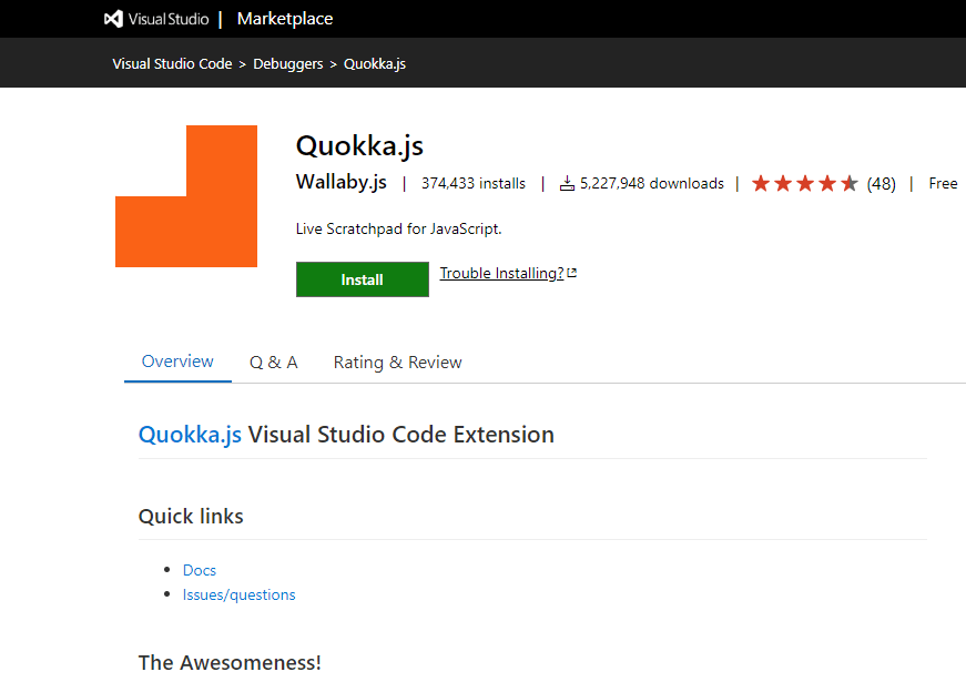 Quokka - VS Code Extension
