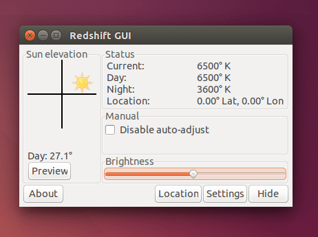 RedshiftGUI - Changes Color Temperature of Monitor