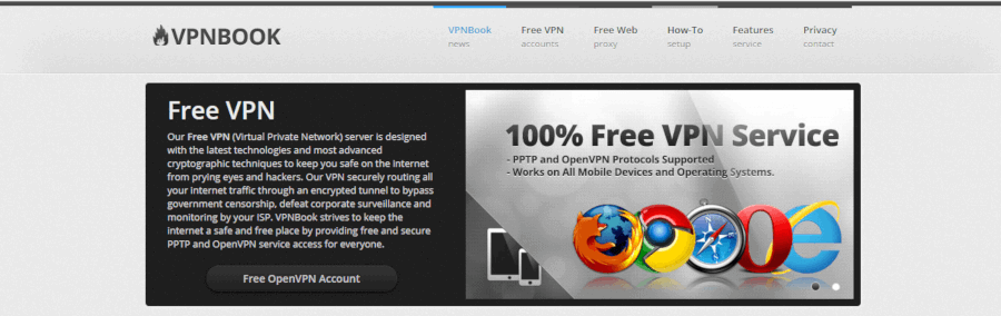 VPNBook - Free Proxy