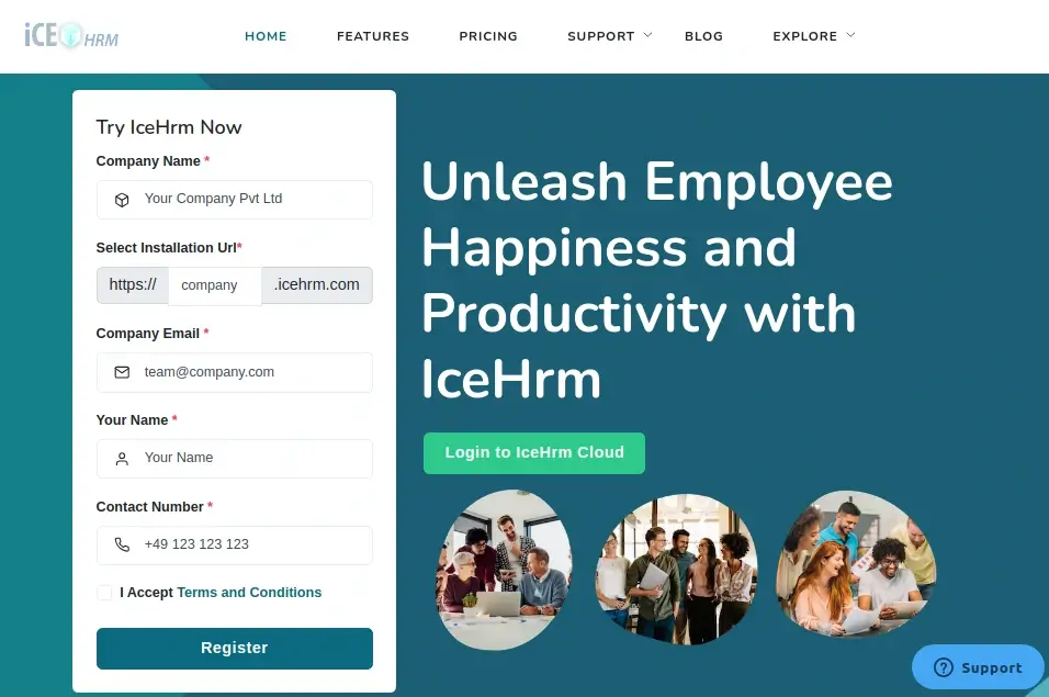 IceHrm - Unleash Employee Productivity