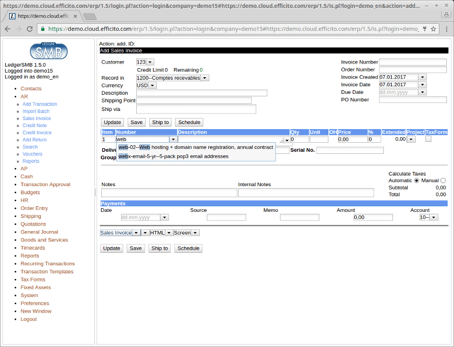 LedgerSMB