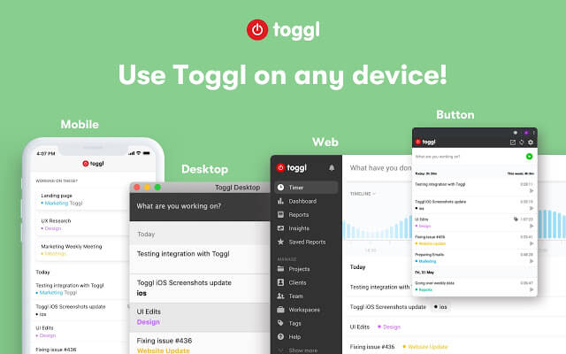 Toggl Button: Productivity & Time Tracker