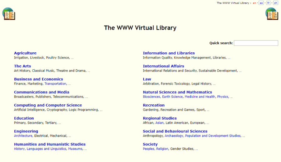 WWW Virtual Library