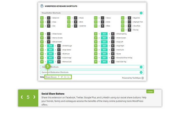 WordPress Keyboard Shortcuts