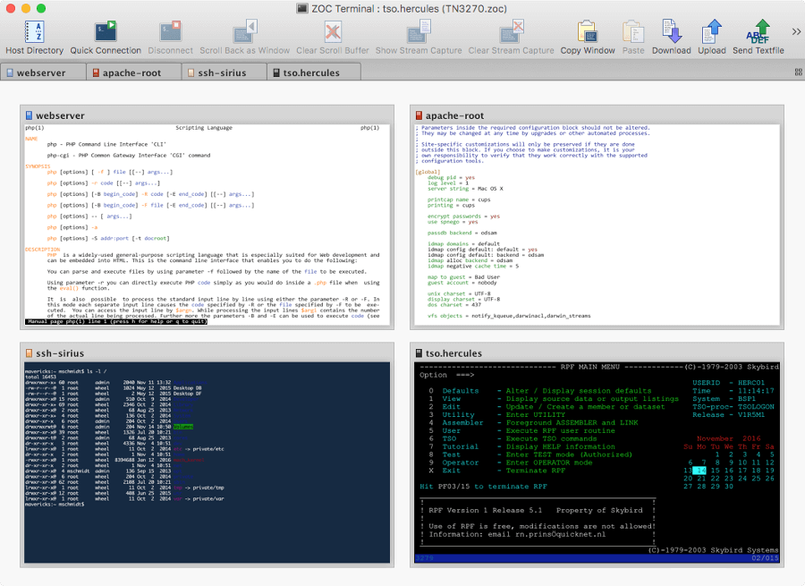 ZOC • SSH Client and Terminal Emulator