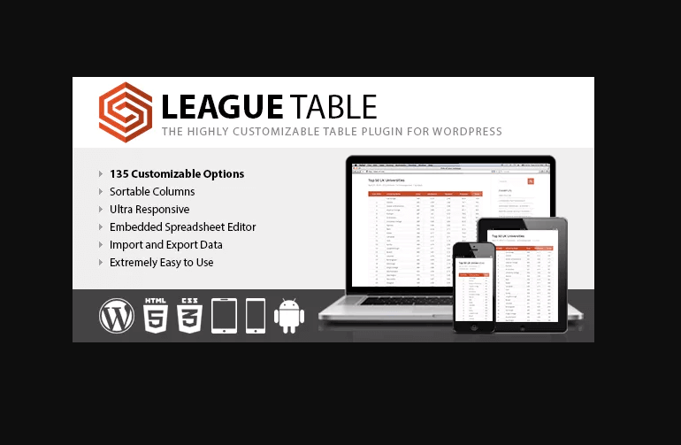 League Table Plugin