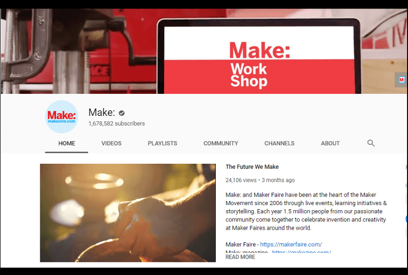 Make: YouTube Channel