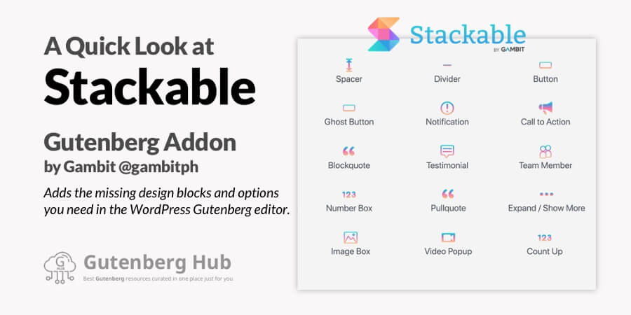 Stackable – Gutenberg Blocks
