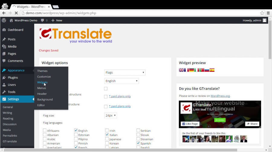 GTranslate - Plugin