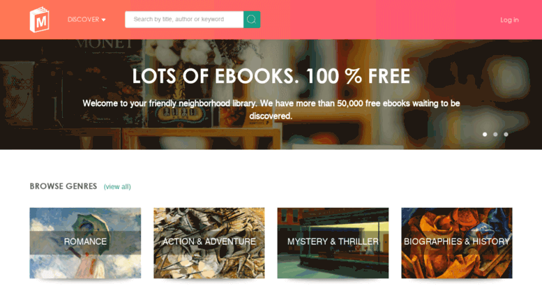 ManyBooks Ebook Website
