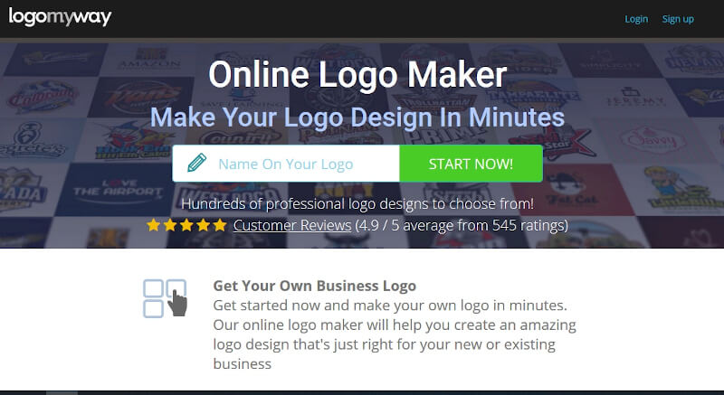 LogMyWay - Make Your Logo Design In Minutes