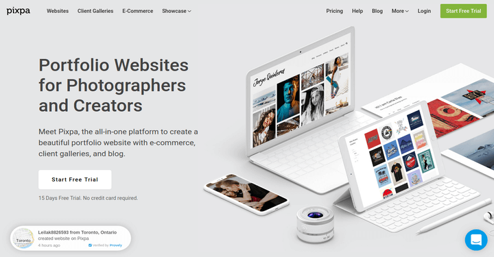 Pixpa - Create Portfolio Websites Without Coding