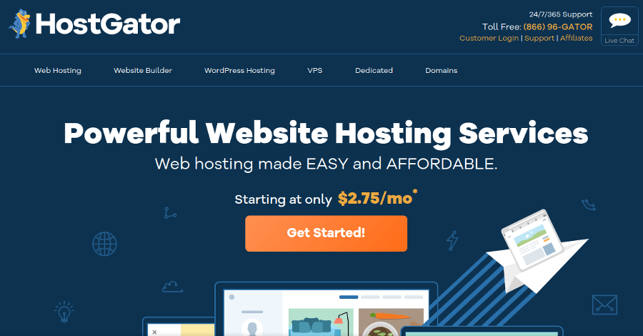 HostGator - Web Hosting Service