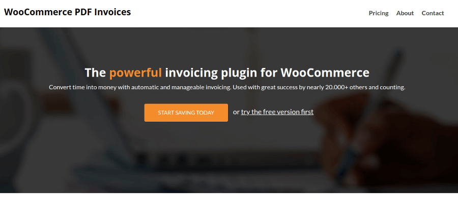 Woocommerce PDF Invoices - Plugin