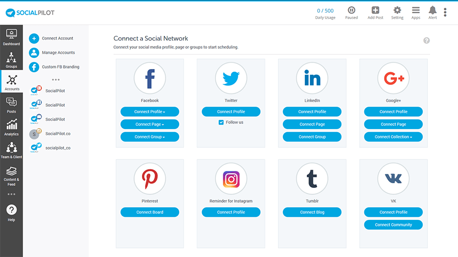 SocialPilot: Social Media Scheduling, Marketing and Analytics